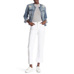 Frame Denim Le High Oversized Cuffed Jeans